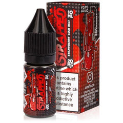 Strawberry Sour Belt 10ml Eliquid By Strapped Salts