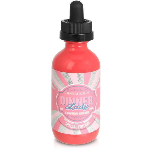 Strawberry Macaroon  Eliquid By DINNER LADY