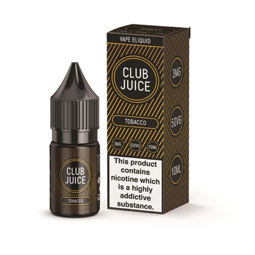 ClubJuice10ml Tobacco 0mg Eliquid