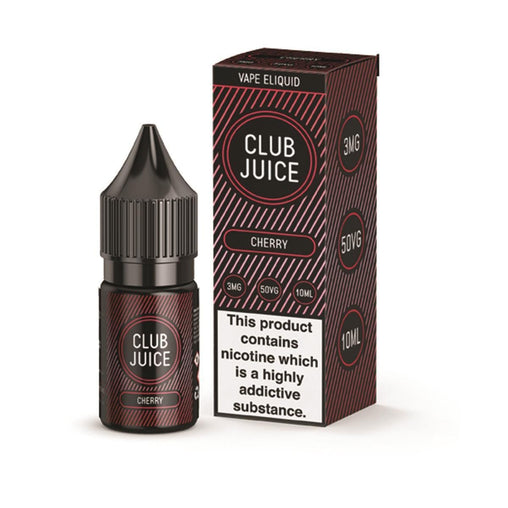 ClubJuice10ml Cherry 0mg Eliquid