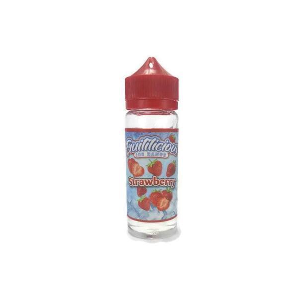 Strawberry 100ml Eliquid Fruitilicious Ice Range