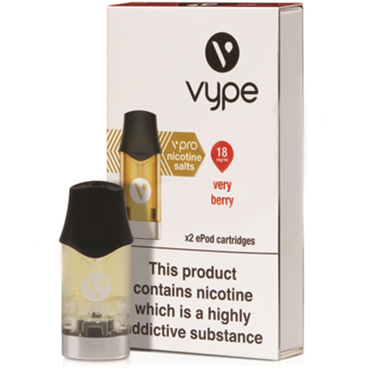 Vype ePod Very Berry Nic Salt Prefilled Pod