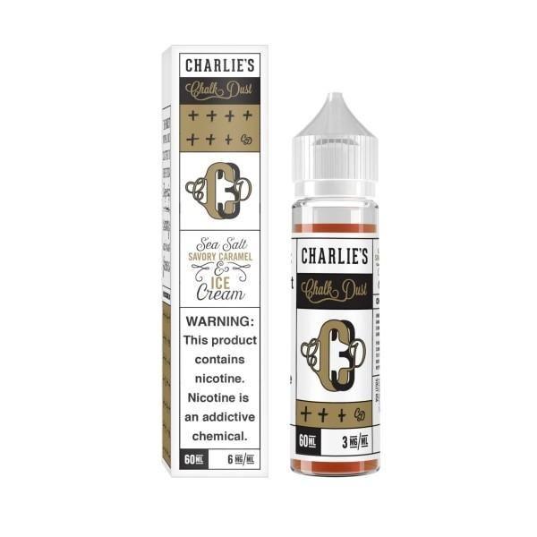 Default Title 50ml Eliquid Sea Salt Savoury & Caramel Ice Cream by Charlie's Chalk Dust