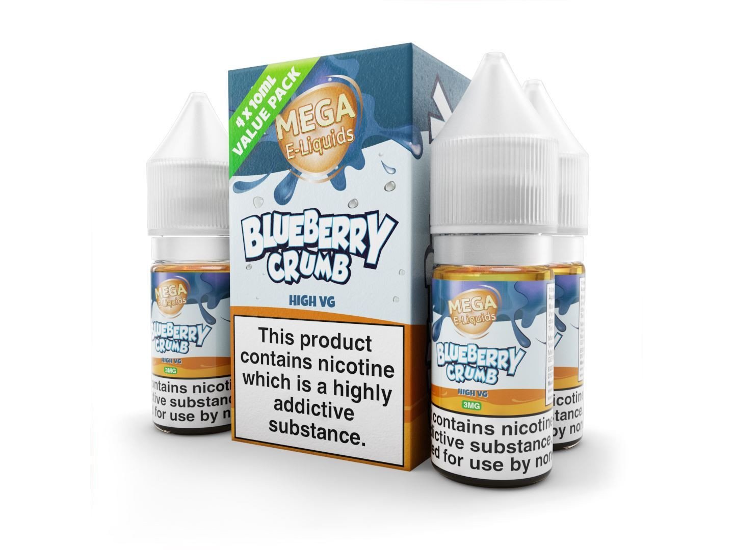 Blueberry Crumb Eliquid By Mega