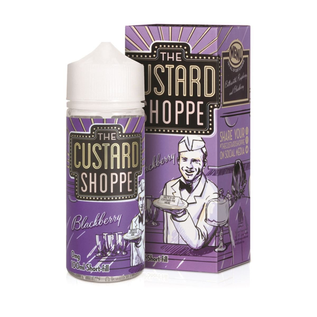 Blackberry  Eliquid By CUSTARD SHOPPE