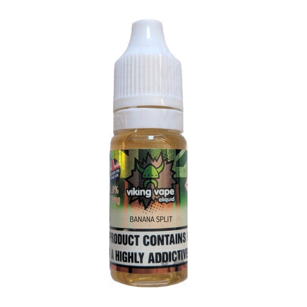 Banana Split 10ml Eliquid Viking Vapes