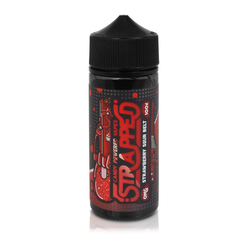 Strawberry Sour Belts  Eliquid By STRAPPED