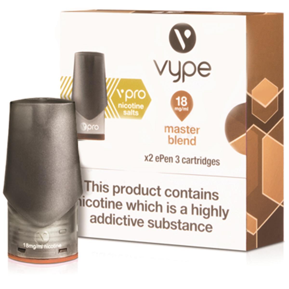 Masterblend ePen 3 Prefilled Nic Salt Vape Pod by Vype