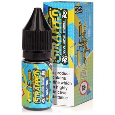 Cool Lemon Sherbet 10ml Eliquid By Strapped