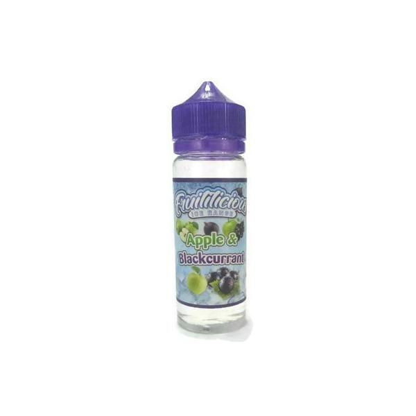 Apple & Blackcurrent 100ml Eliquid Fruitilicious Ice Range