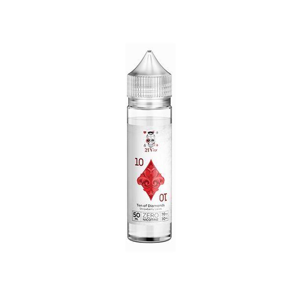 Ten of Diamonds 50ml Eliquid 21 Vape by Red Liquids