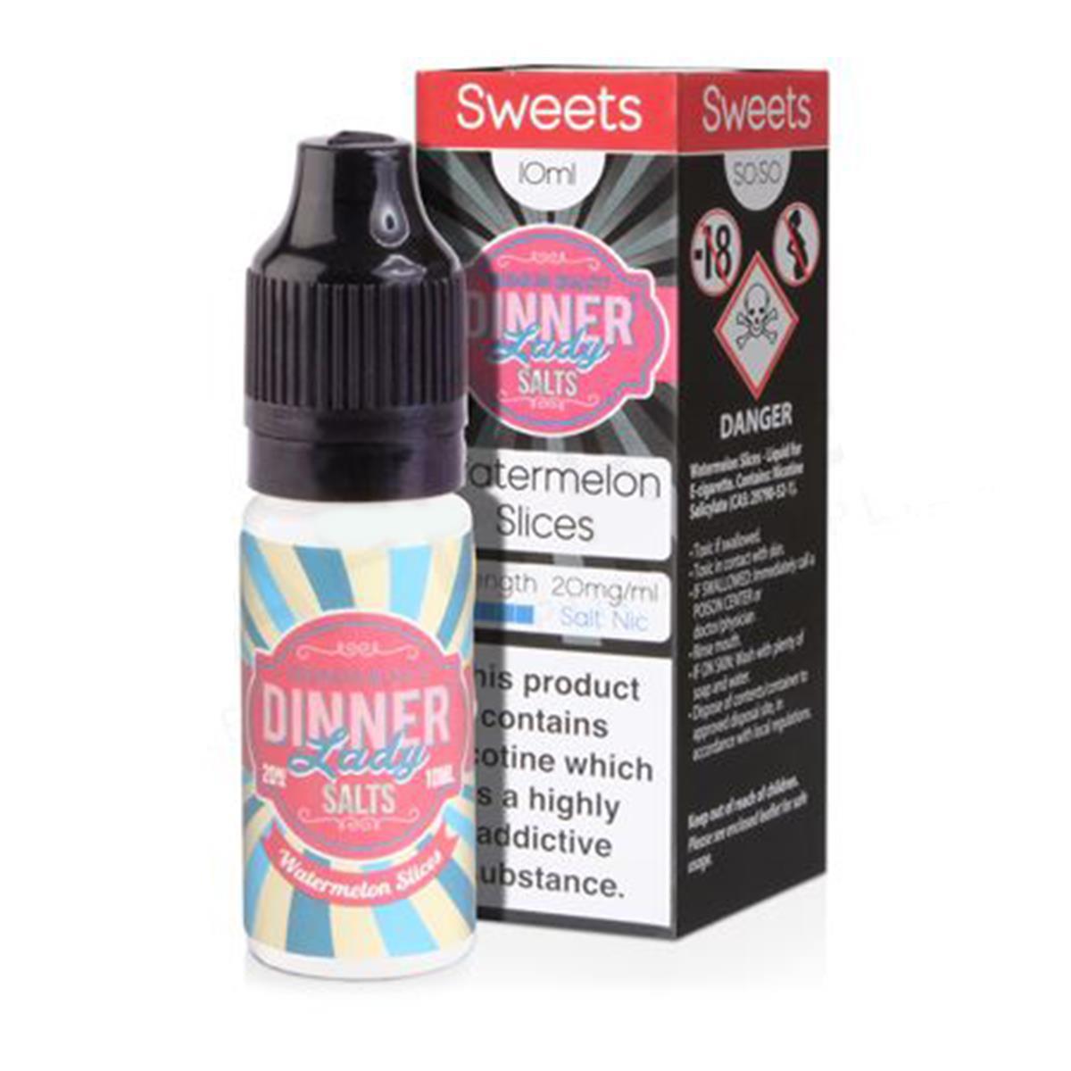 Watermelon Slices 10ml Eliquid By Dinner Lady Salt