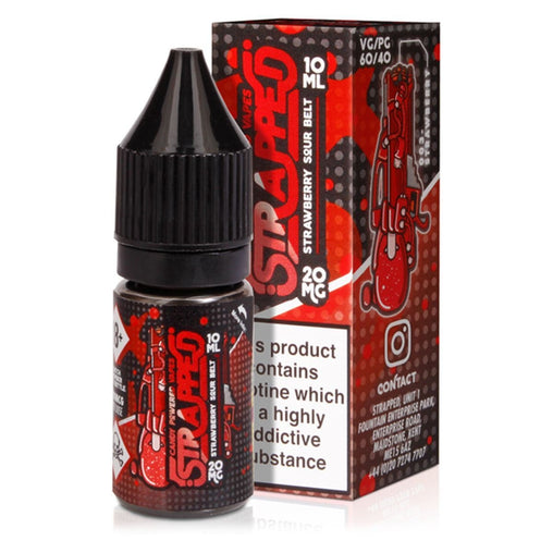 Strawberry Sour Belt Eliquid By Strapped