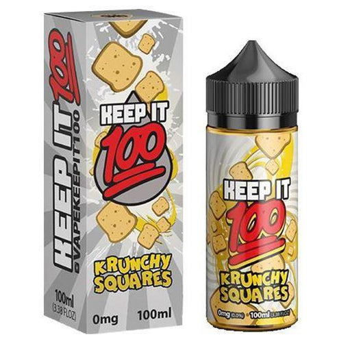 Krunchy Squares 80ml Eliquid By Keep It 100