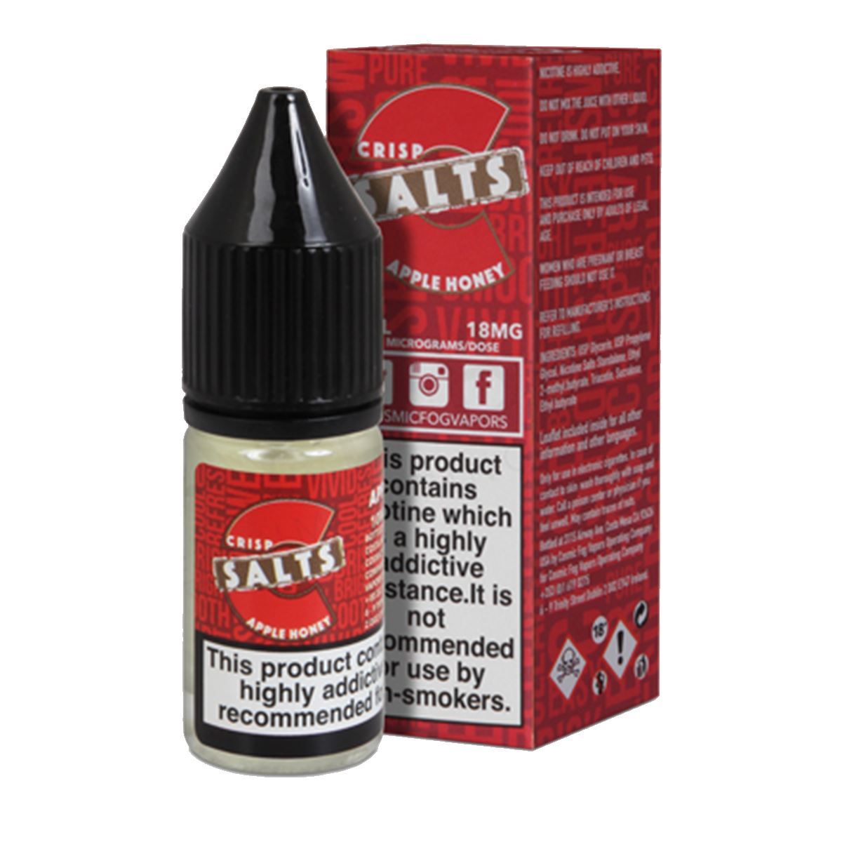 Apple Honey 10ml Eliquid By Crisp Salts