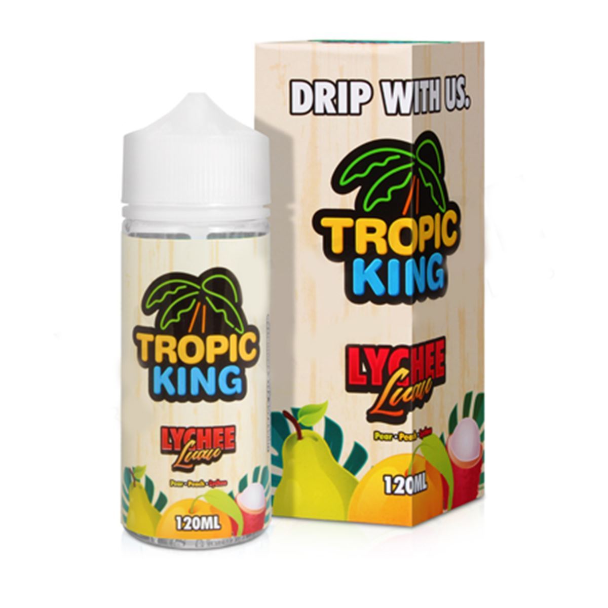 Lychee Luau 100ml Eliquid By Tropic King