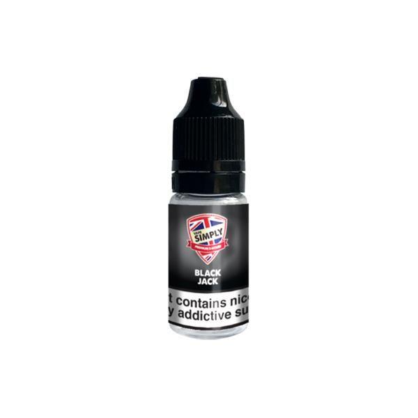 Black Jack 10ml E-Liquid By Vape Simply