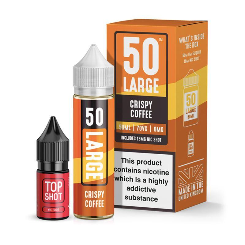 Crispy Coffee 50ml Eliquid By 50 Large Juice