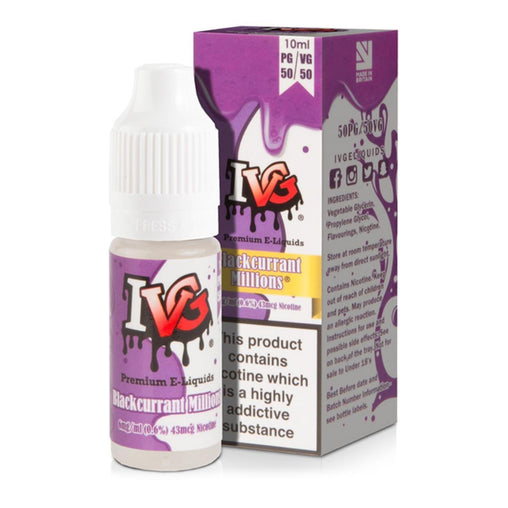 Blackcurrant Millions Eliquid By I VG