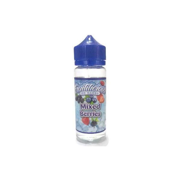 Mixed Berries 100ml Eliquid Fruitilicious Ice Range